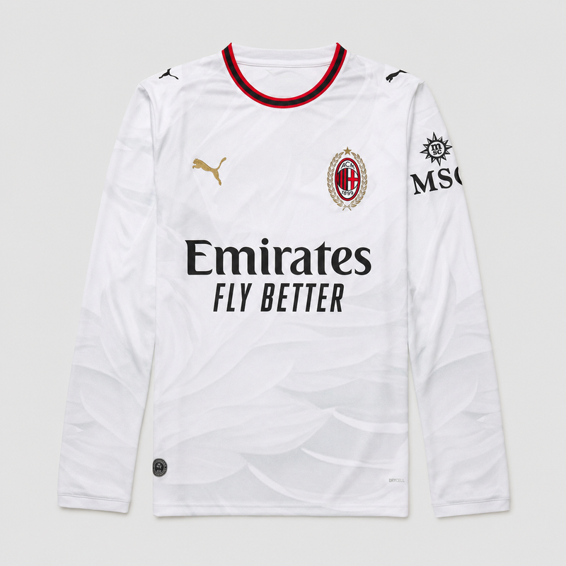 AC Milan Away 26/27 Shirt - Fan Version, Long Sleeve